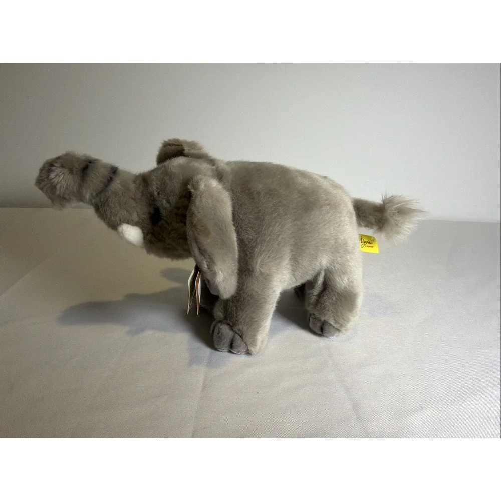 Aurora Miyoni African Elephant Gray Plush Safari Stuffed Animal Toy NWT 13
